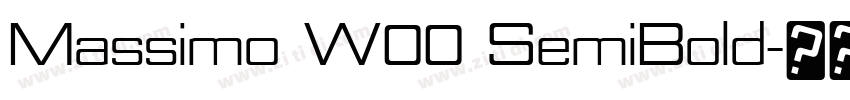 Massimo W00 SemiBold字体转换 Massimo W00 SemiBold字体转换